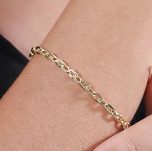 18k Gold Filled 4.5mm Link Bracelet