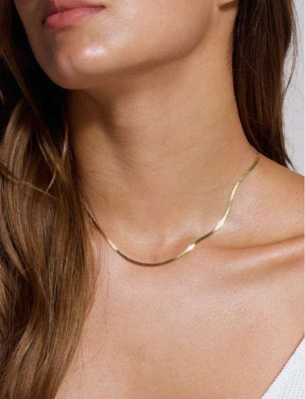 The Herringbone Necklace Small